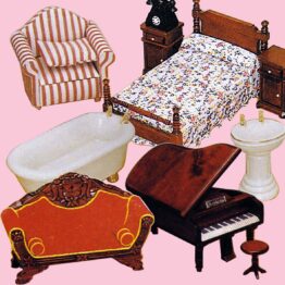 Doll House Furnishings - Sets & Singles
