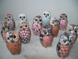 Wooden Owls