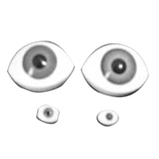 “NEW” FLAT ACRYLIC EYES
