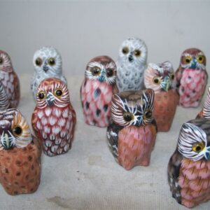 Wooden Owls